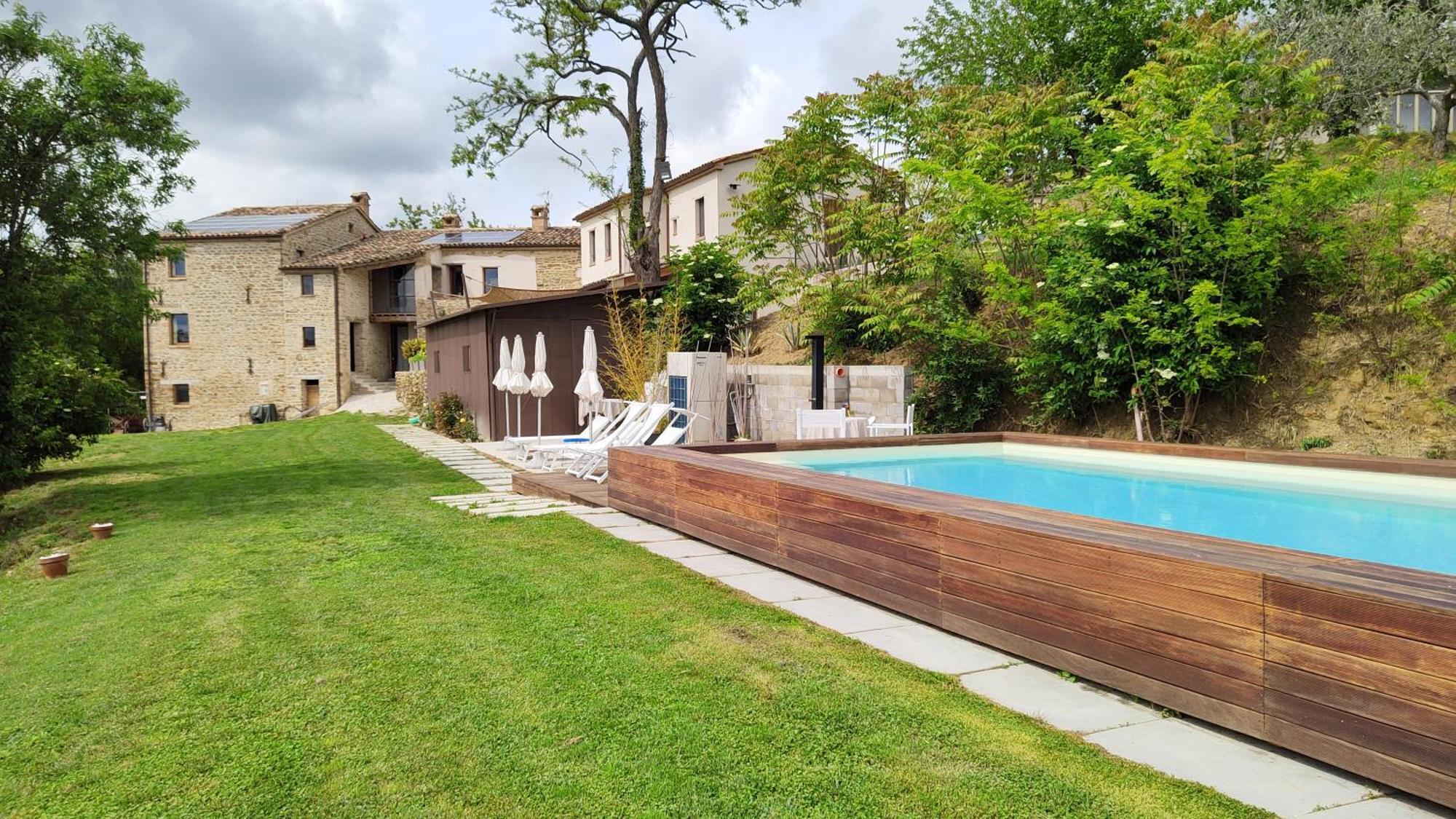 Borgo Calbianco - Private House With Pool & Airco Villa Cerreto Castello Kültér fotó